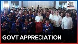 Marcos rewards medalists in SEA Games in Cambodia