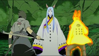 Naruto Sasuke gets Shocked to see Kaguya Outsutsuki Sage of Six Paths Mother Appear from Madara