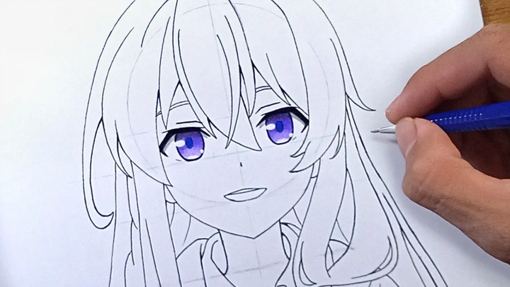 How to Draw ELAINA Majo no Tabitabi - การ์ตูนอนิเมะ