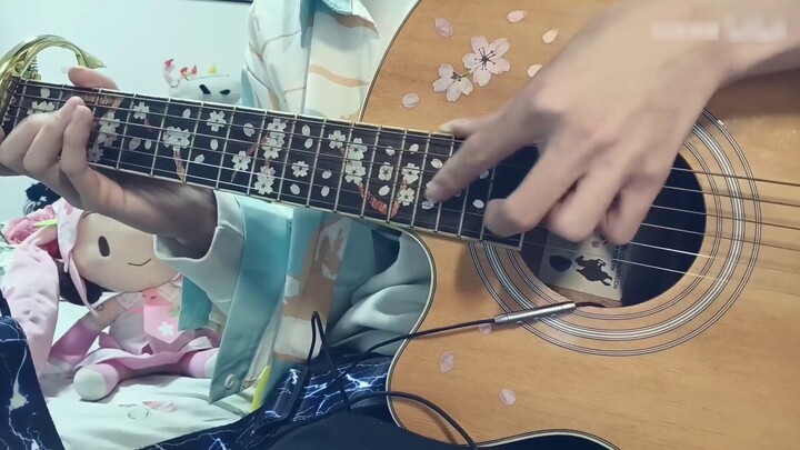 Birthday work! "ハレハレヤ (Bright Sunny Day)" fingerstyle~