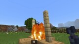 MC】Versi seluler dari dunia paling nyata - mengebor kayu untuk membuat api