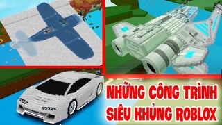 Khi Dân MineCraft Qua Roblox Xây Dựng ( NHỮNG CÔNG TRÌNH SIÊU KHỦNG )