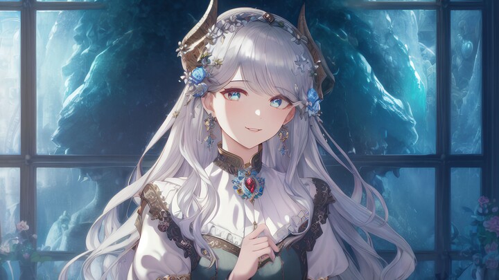 【AI Painting】Dragon Girl, but lives in Atlantis?