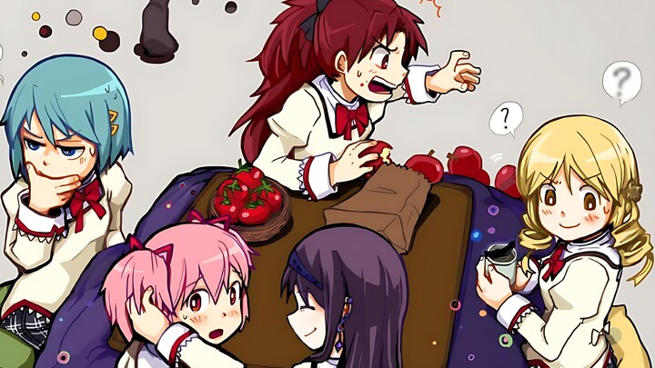 Komik Penggemar Puella Magi Madoka Magica Kotatsu yang Pemberontak