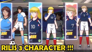 BOCORAN BARU !! 3 New Character Pierre Victorino Dan Ferreri - Captain Tsubasa Ace Showdown