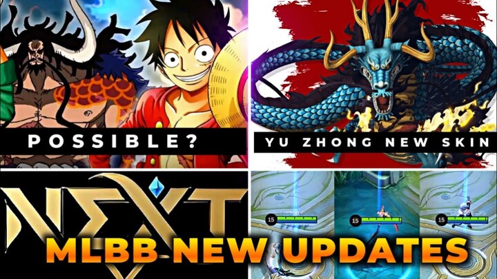 MLBB BIG UPDATE IS COMING | NEW ONE PIESE COLLAB | NEW NEXT PROJECT HEROS REVAMPED & MORE