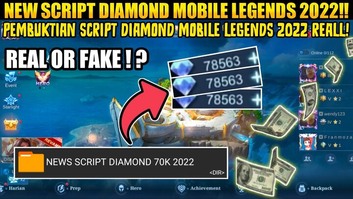 NEW! Pembuktian Script Diamond Mobile Legends  Terbaru 2022 | Franmoza
