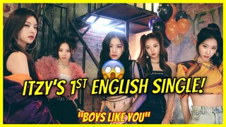 ITZY Announces Pre-Release English single BOYS LIKE YOU