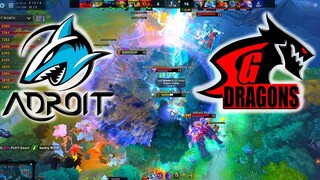 TEAM ADROIT vs SG DRAGONS - Highlights | MDL Chengdu Major SEA Qualifier