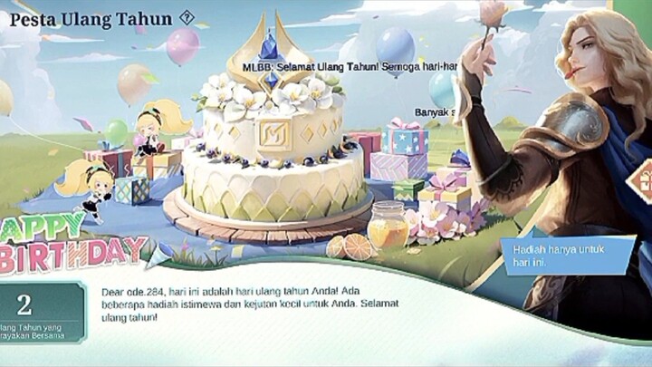 yey mendapatkan kejutan istimewa dari MLBB, terimakasih banyak moonton