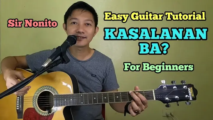 KASALANAN BA | EASY GUITAR TUTORIAL FOR BEGINNERS