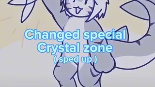 changed special crystal zone speed up