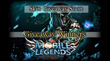 TODAY GIVEAWAY WINNERS 2021 | MOBILE LEGEND GIVEAWAY WINNERS | MOBILE LEGENDS BANG BANG