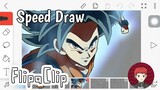 Speed Drawing: Ultra Instinct Omen Goku - Flipaclip
