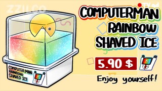 Computerman Rainbow Shaved Ice