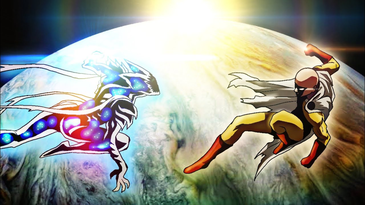 Cosmic Garou vs Saitama Ch - 166 Edit, Manga Animation