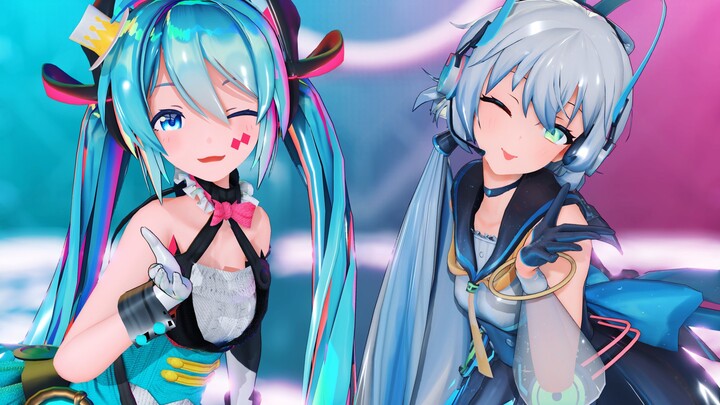 [Hatsune x Luo Tianyi-MMD] Túi tình yêu ダンスホール