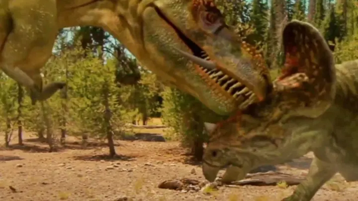 [Movie][Jurassic World] Triceratops vs Tyrannosaurus