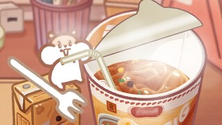 "Late Night Instant Noodles" gently wakes up the sleeping soul with hunger