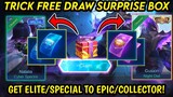 CLAIM NOW TO GET SPECIAL TO EPIC/COLLECTOR SKIN! FREE DRAW SURPRISE BOX EVENT 2022! - MLBB