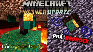 NGƯỜI ĐẦU TIÊN PHÁ ĐƯỢC BEDROCK TRONG MINECRAFT !!! - TOP 3 LỖI SIÊU KHỦNG TRONG MINECRAFT PE 1.16