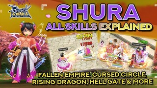 SHURA SKILLS DEMO + EXPLANATION | Ragnarok Mobile Eternal Love