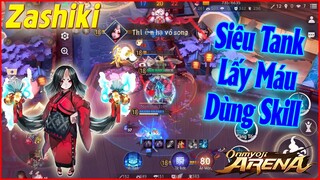 🌸Onmyoji Arena:Test Siêu Tank Zashiki (Tọa Phu Đồng Tử) Hồi Máu Tạo Giáp Cực Ghê-Lấy Máu Dùng Skill