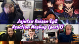 Jujutsu Kaisen Episode2 Reaction Mashup#anime#jujutsukaisen