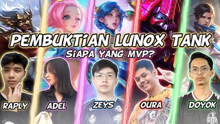 PEMBUKTIAN META LUNOX TANK ITU OP! MAIN BARENG OURA RAPLY ADEL DOYOK