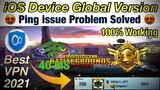 Pubg Global Version Ping issue Problem Solved in iOS | How To fix Ping issue Problem In iOS