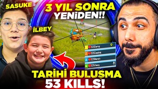 YILLAR SONRA İLBEY VE SASUKE İLE TARİHİ BULUŞMA!! 😱 RÜYA TAKIMLA 53 KILLS ALDIK! | PUBG MOBILE