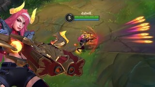 Wild Rift: Lunar Beast Miss Fortune Skin Gameplay