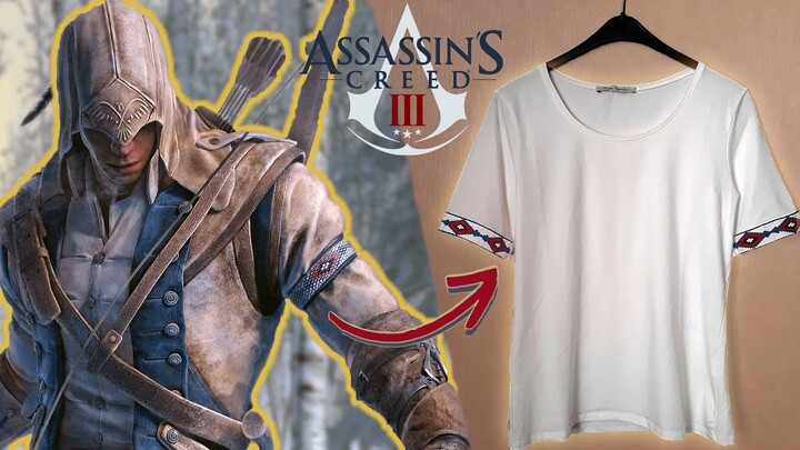 DIY Assassin's Creed 3 Inspired T-shirt! (Connor's Armband)
