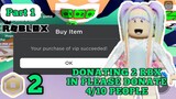 ROBLOX - Donating 2 robuxs for random people Please Donate