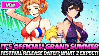 *IT'S OFFICIAL! GRAND SUMMER FES RELEASE DATE!* FREEBIES, GIFTS & MORE! WHAT 2 EXPECT (Solo Leveling