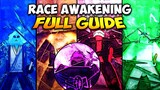 How to get Race Awakening (FULL GUIDE) (99% Complete) on Blox Fruits