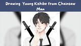 Drawing Young Kishibe from Chainsaw Man 😍😍 | Fanart Kishibe | Chainsaw Man | SpeedPaint | IDN