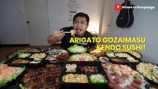 Arigato Gozaimasu, Kendo Sushi! It's a FEAST!!!