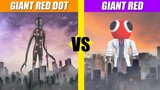 The Giant With Red Dots vs Giant Red (Rainbow Friends) | SPORE