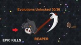 Evowars.io THE BEST EPIC KILLS Evolutions Unlocked 30/30 REAPER