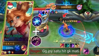 JOY HYPER AGRESIF GAMEPLAY TOP GLOBAL JOY DARAH TINGGAL SATU HIT GK MATI GARA² PAKE ITEM INI❗-MLBB