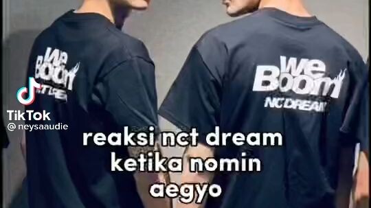 REAKSI NCT DREAM KETIKA NOMIN AEGYO 💚💚