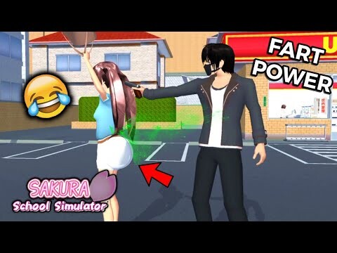 FART POWER 💨 || SAKURA SCHOOL SIMULATOR FUNNY VIDEO