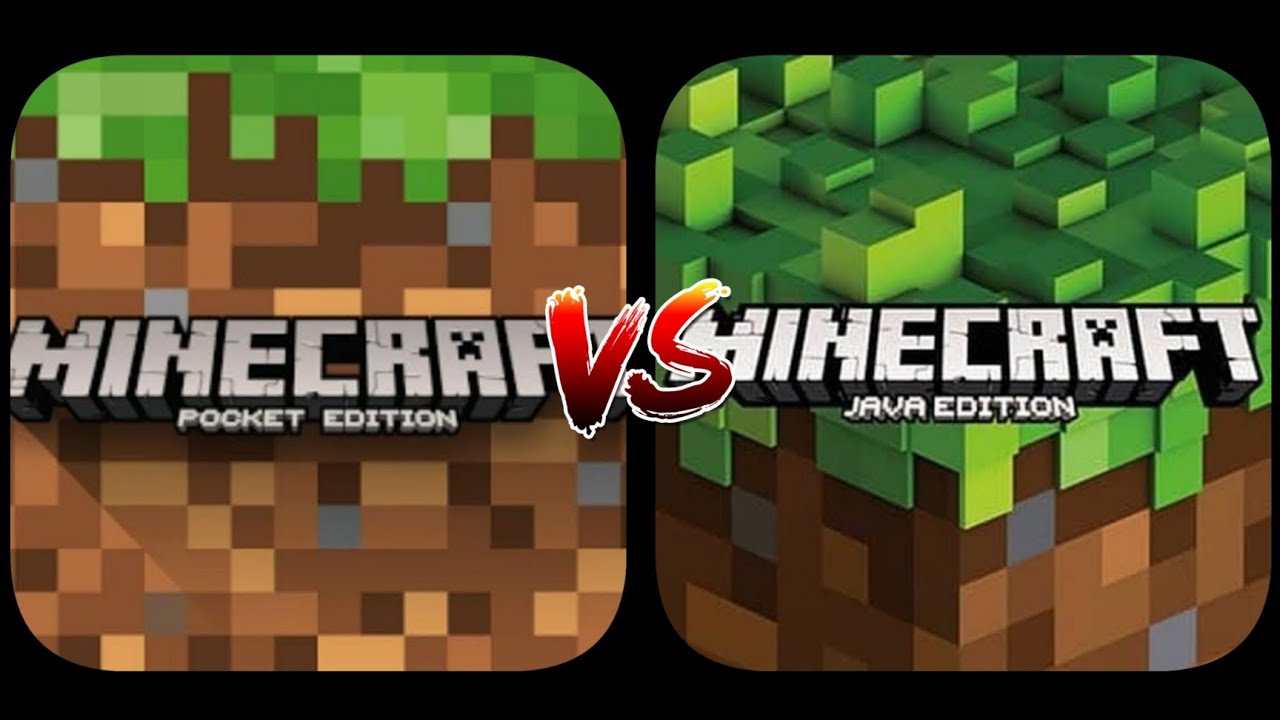 MINECRAFT Java Edition VS MINECRAFT Pocket Edition