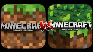 Minecraft PE VS Minecraft JAVA