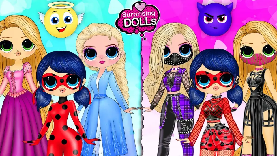 miraculous paper dolls