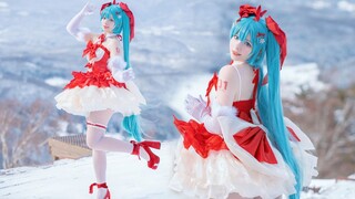 雪山上的圣诞节！太冷了