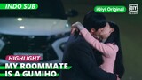 DoWan & HanNa berciuman di luar rumahnya [INDO SUB] | My Roommate is a Gumiho Ep.15 | iQiyi Original