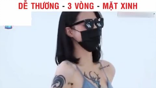 Dễ thương - 3 vòng - Mặt xinh Con trai thích cái nào part 3 #giaitri
