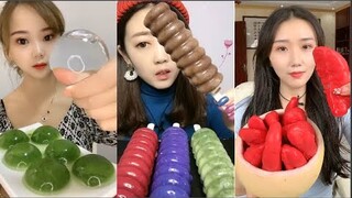 Thánh Ăn Đá Lạnh Như Ăn Kẹo Ngọt, Ăn Trái Cây Bộc Chocola - ASMR Ice Crunchy Eating sound#6